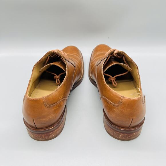 Cole Haan Shoes Mens 9.5 Brown Leather Grand OS Derby Oxford Dress Almond Toe main image 5